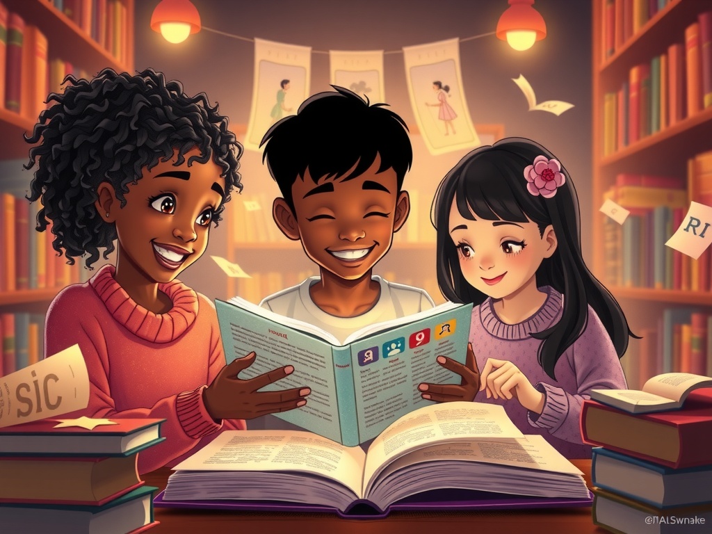 A beautiful open children's storybook created with Nivilo